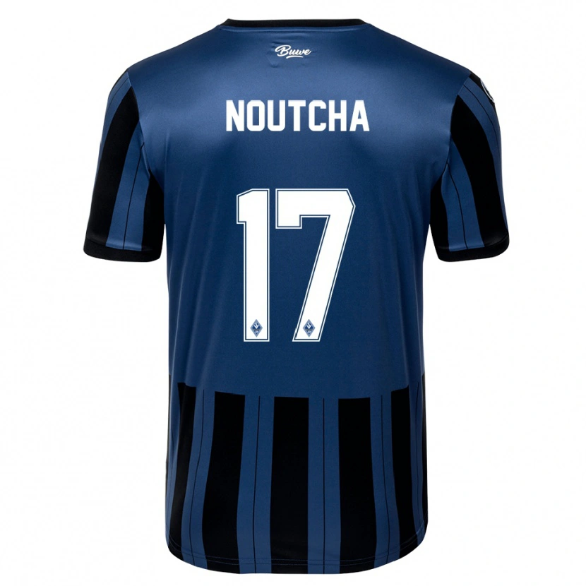Danxen Mujer Camiseta Marlon Noutcha #17 Azul Gris Negro 1ª Equipación 2025/26 La Camisa