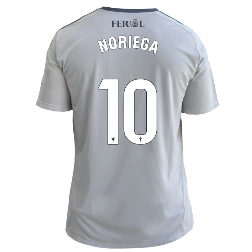 Danxen Mujer Camiseta Jairo Noriega #10 Gris Plata 2ª Equipación 2025/26 La Camisa