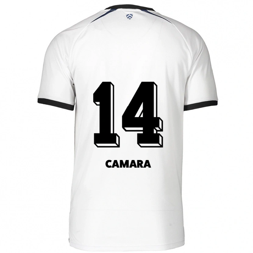 Danxen Mujer Camiseta Fode Camara #14 Blanco Negro 2ª Equipación 2025/26 La Camisa