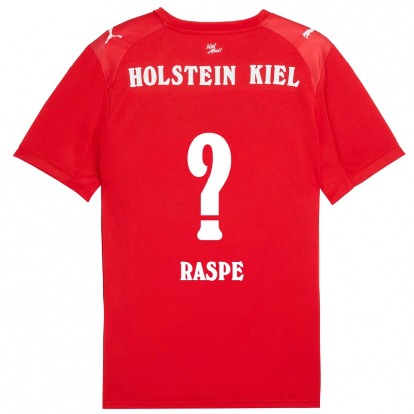 Danxen Mujer Camiseta Maximilian Raspe #0 Rojo Azul 2ª Equipación 2025/26 La Camisa