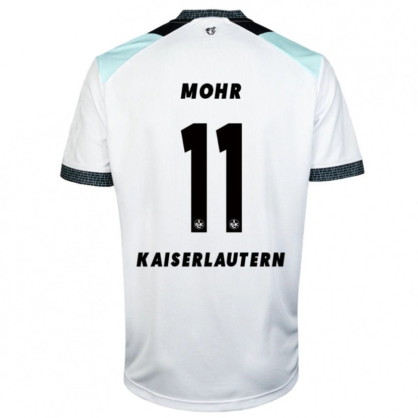 Danxen Mujer Camiseta Louis Mohr #11 Blanco Negro 2ª Equipación 2025/26 La Camisa