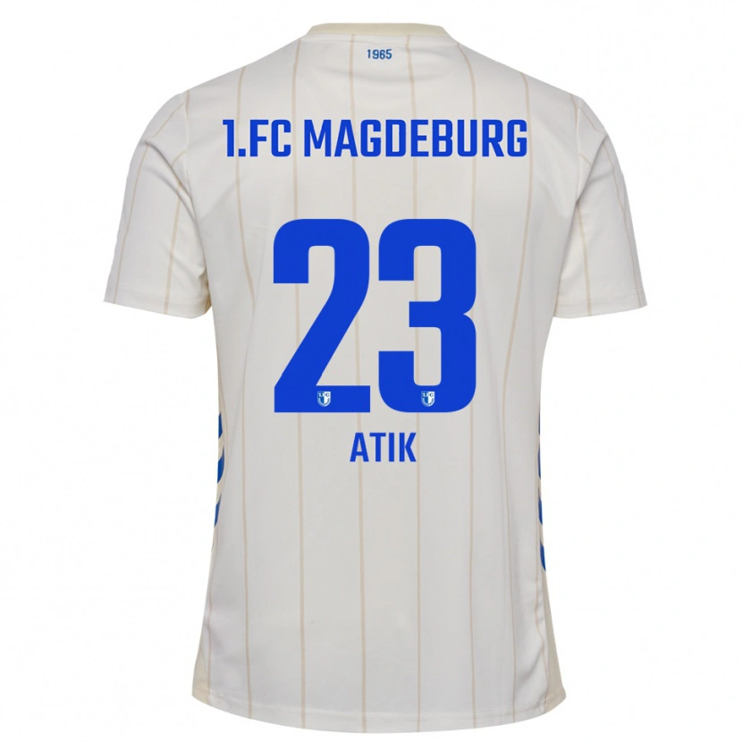 Danxen Mujer Camiseta Baris Atik #23 Blanco Azul 2ª Equipación 2025/26 La Camisa