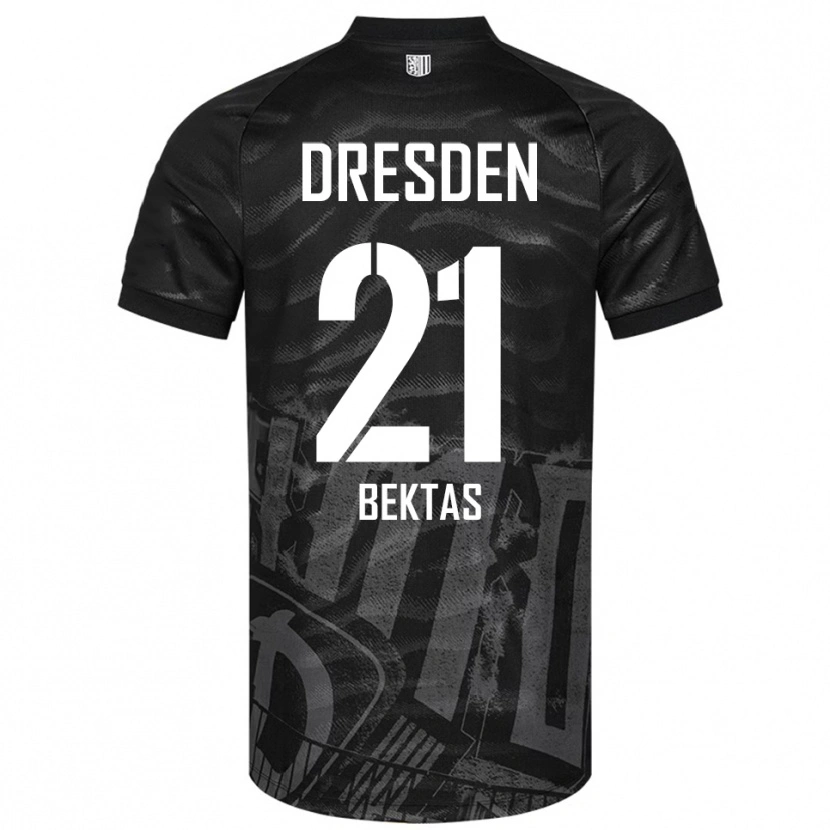Danxen Mujer Camiseta Tünay Bektas #21 Negro Gris 2ª Equipación 2025/26 La Camisa