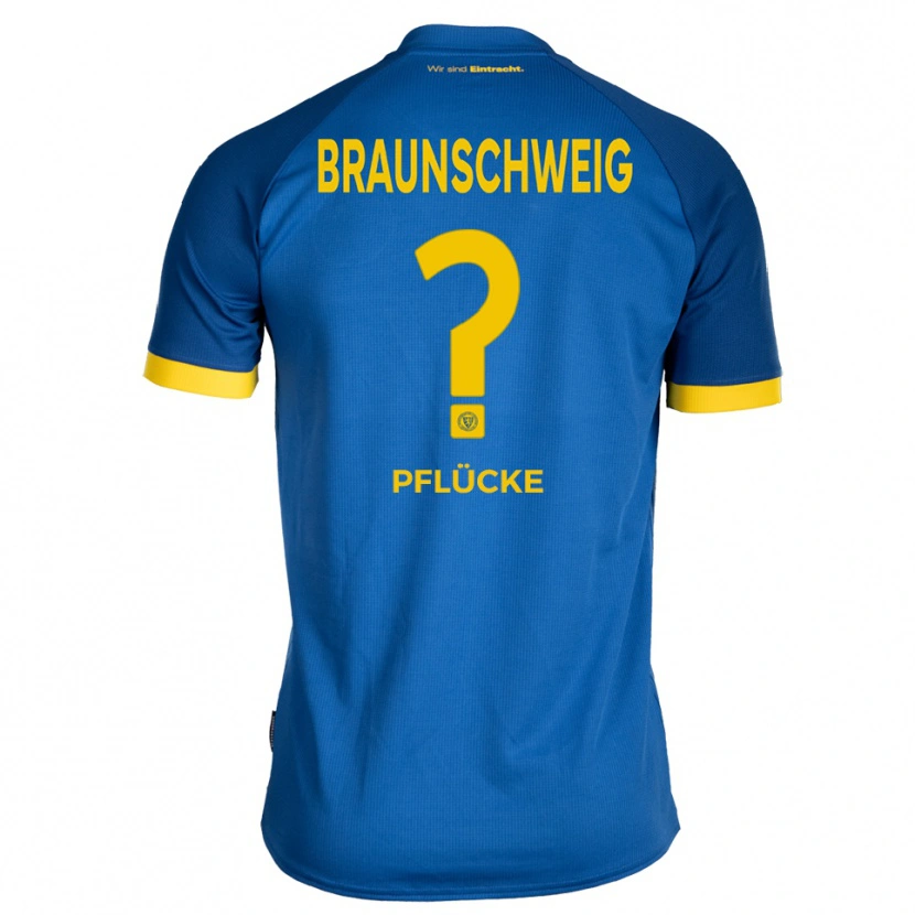 Danxen Mujer Camiseta Tom Pflücke #0 Azul Real Amarillo 2ª Equipación 2025/26 La Camisa