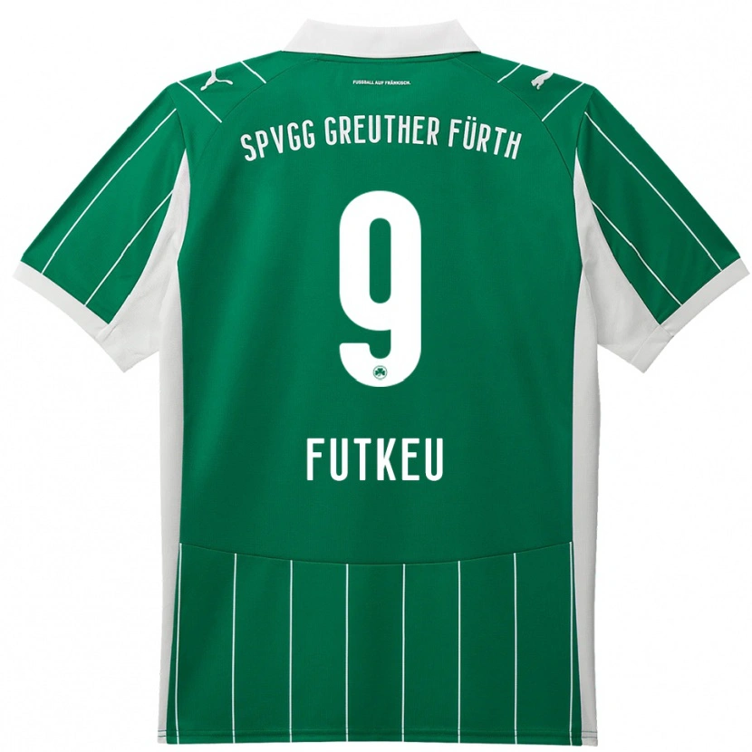 Danxen Mujer Camiseta Noel Futkeu #9 Verde Blanco 2ª Equipación 2025/26 La Camisa