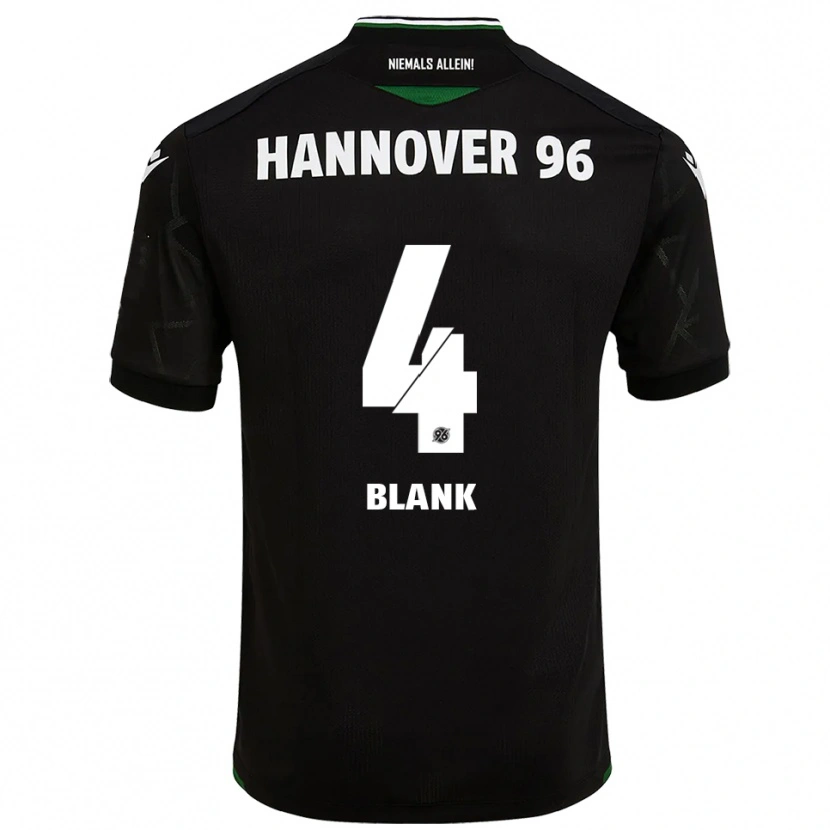 Danxen Mujer Camiseta Hendry Blank #4 Negro Verde 2ª Equipación 2025/26 La Camisa