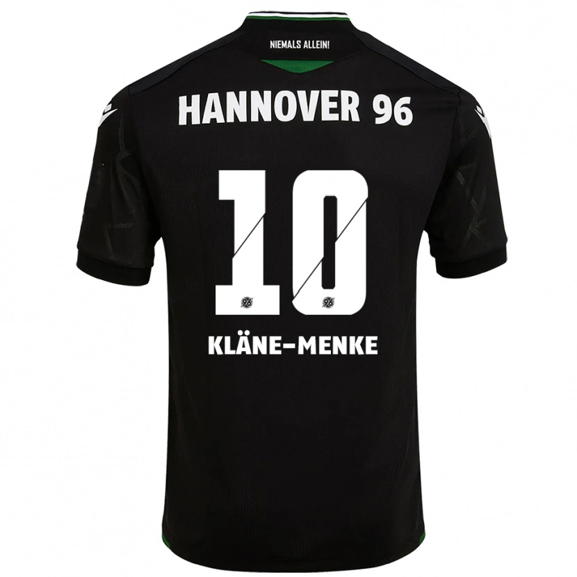 Danxen Mujer Camiseta Pirmin Kläne-Menke #10 Negro Verde 2ª Equipación 2025/26 La Camisa