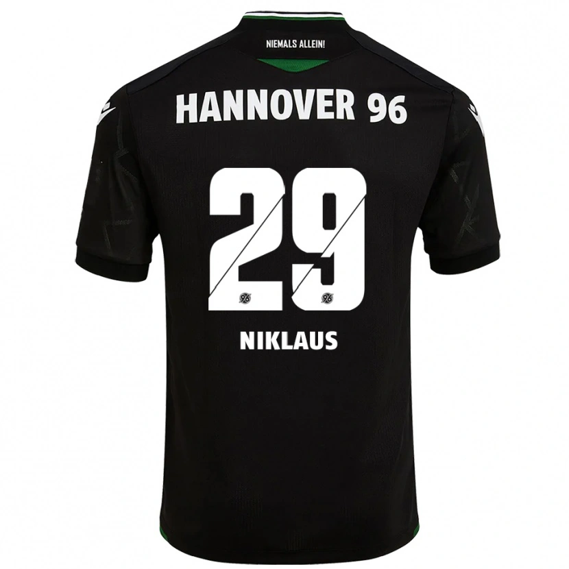 Danxen Mujer Camiseta Jeremie Niklaus #29 Negro Verde 2ª Equipación 2025/26 La Camisa