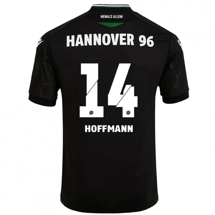 Danxen Mujer Camiseta Mika Hoffmann #14 Negro Verde 2ª Equipación 2025/26 La Camisa