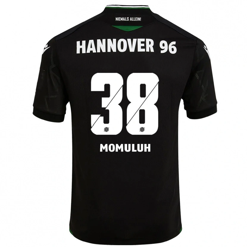 Danxen Mujer Camiseta Monju Momuluh #38 Negro Verde 2ª Equipación 2025/26 La Camisa