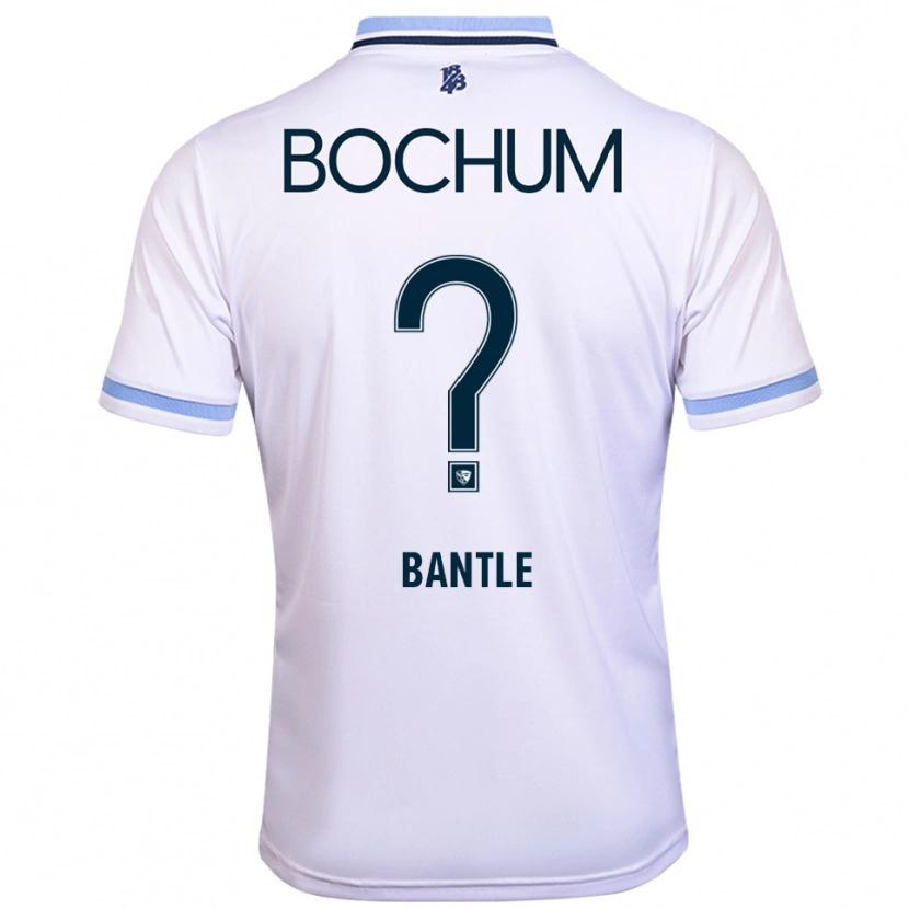 Danxen Mujer Camiseta Alina Bantle #0 Blanco Azul Cielo 2ª Equipación 2025/26 La Camisa