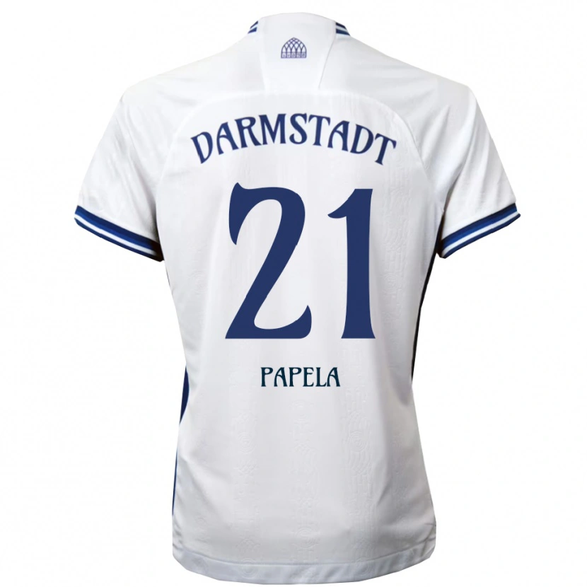 Danxen Mujer Camiseta Merveille Papela #21 Blanco Azul 2ª Equipación 2025/26 La Camisa