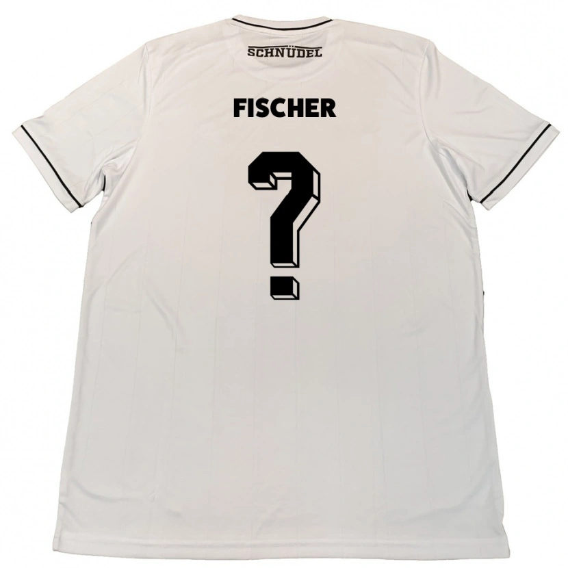 Danxen Mujer Camiseta Anne Fischer #0 Blanco Negro 2ª Equipación 2025/26 La Camisa