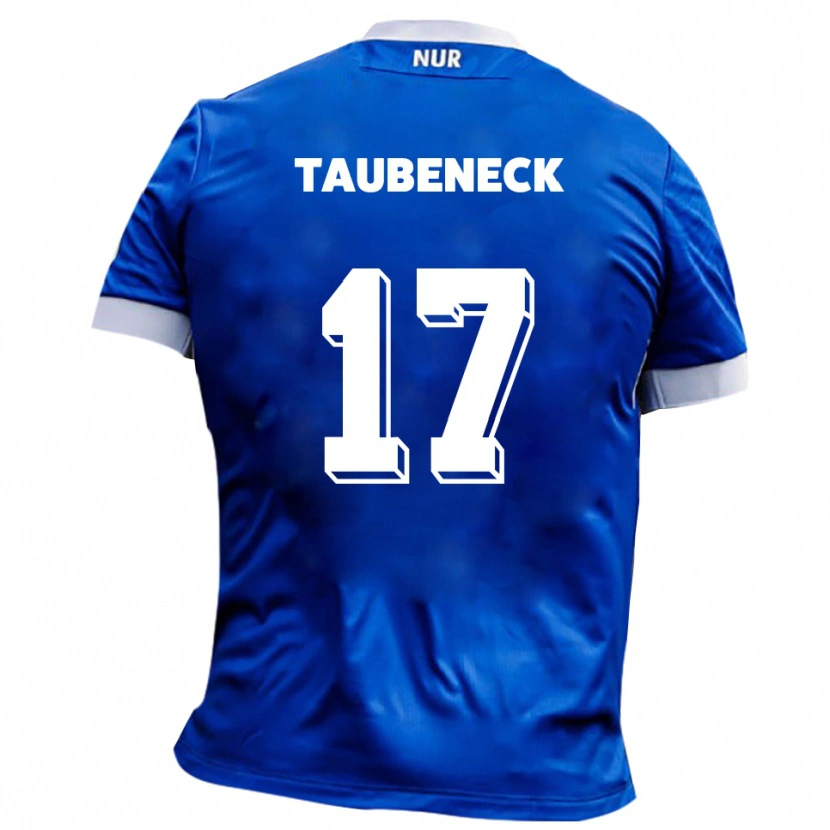 Danxen Mujer Camiseta Joey Taubeneck #17 Azul Blanco 2ª Equipación 2025/26 La Camisa
