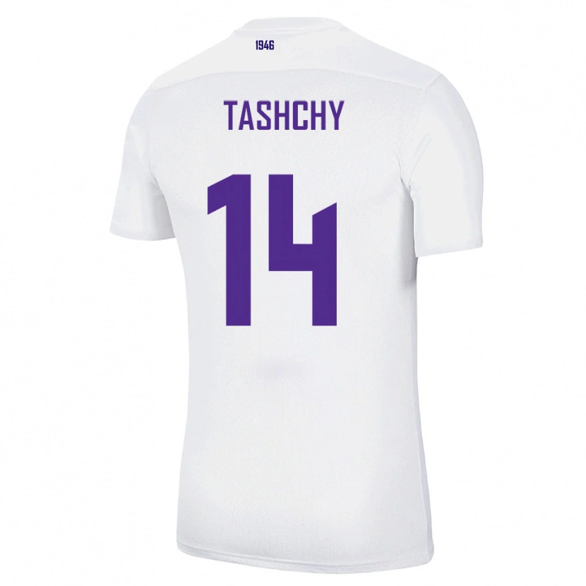 Danxen Mujer Camiseta Boris Tashchy #14 Blanco Verde 2ª Equipación 2025/26 La Camisa