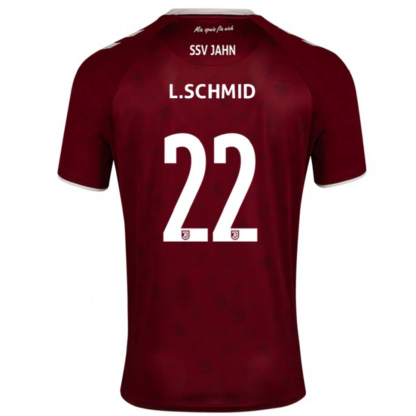 Danxen Mujer Camiseta Lenny Schmid #22 Borgoña Blanco 2ª Equipación 2025/26 La Camisa