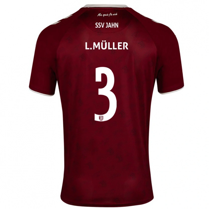 Danxen Mujer Camiseta Lenny Müller #3 Borgoña Blanco 2ª Equipación 2025/26 La Camisa
