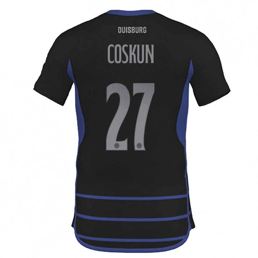 Danxen Mujer Camiseta Can Coskun #27 Negro Azul 2ª Equipación 2025/26 La Camisa