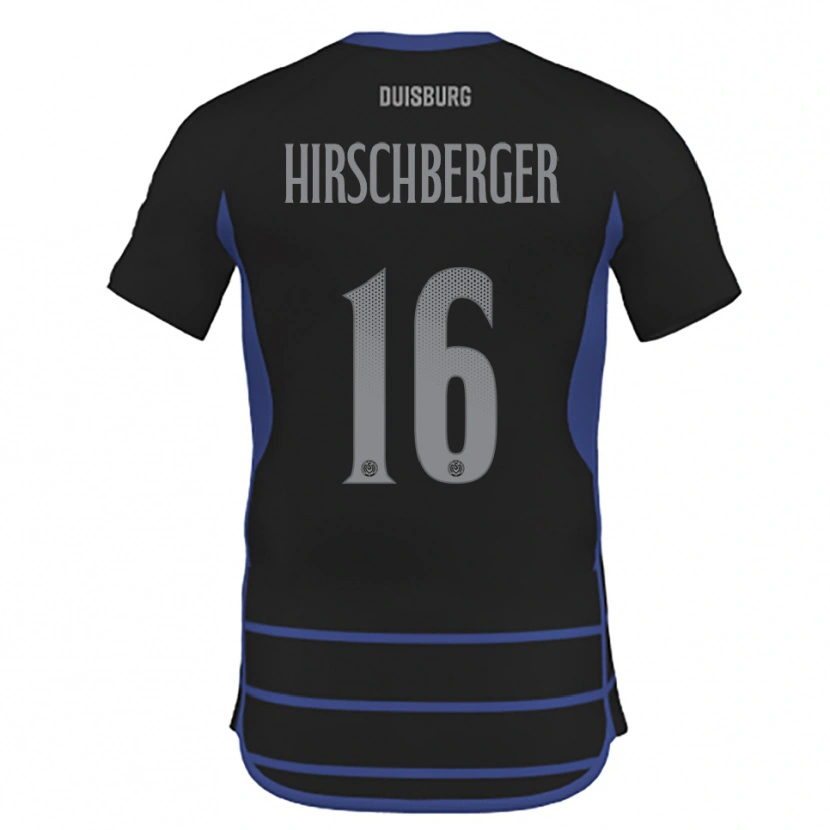 Danxen Mujer Camiseta Isabell Hirschberger #16 Negro Azul 2ª Equipación 2025/26 La Camisa