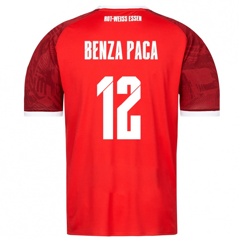 Danxen Mujer Camiseta Lynes Benza Paca #12 Rojo Borgoña Blanco 2ª Equipación 2025/26 La Camisa