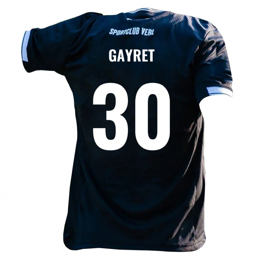 Danxen Mujer Camiseta Timur Gayret #30 Negro Blanco 2ª Equipación 2025/26 La Camisa