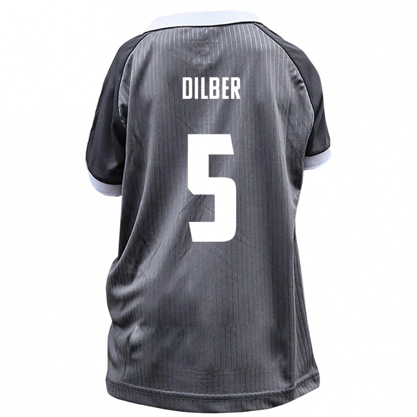 Danxen Mujer Camiseta Mirko Dilber #5 Gris Blanco 2ª Equipación 2025/26 La Camisa