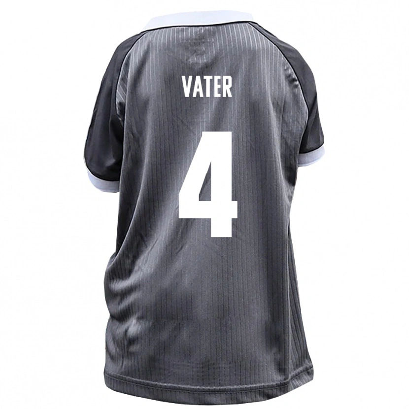 Danxen Mujer Camiseta Felix Vater #4 Gris Blanco 2ª Equipación 2025/26 La Camisa