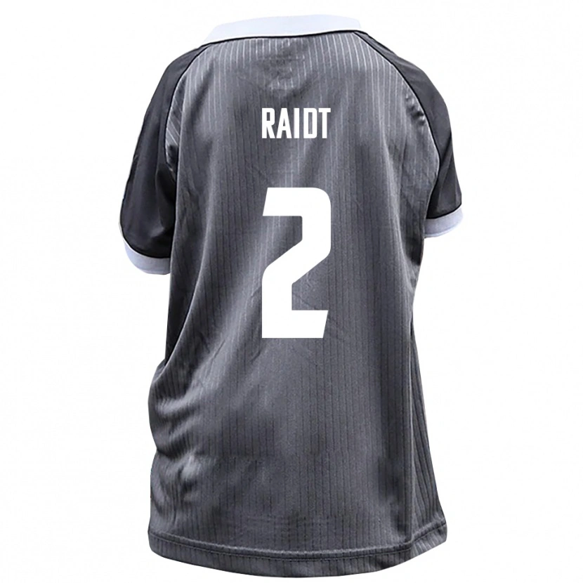 Danxen Mujer Camiseta Bodie Raidt #2 Gris Blanco 2ª Equipación 2025/26 La Camisa