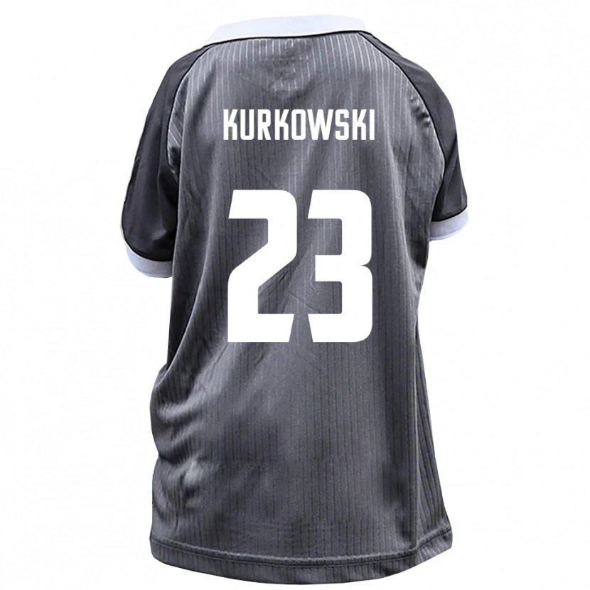 Danxen Mujer Camiseta Hannes Kurkowski #23 Gris Blanco 2ª Equipación 2025/26 La Camisa