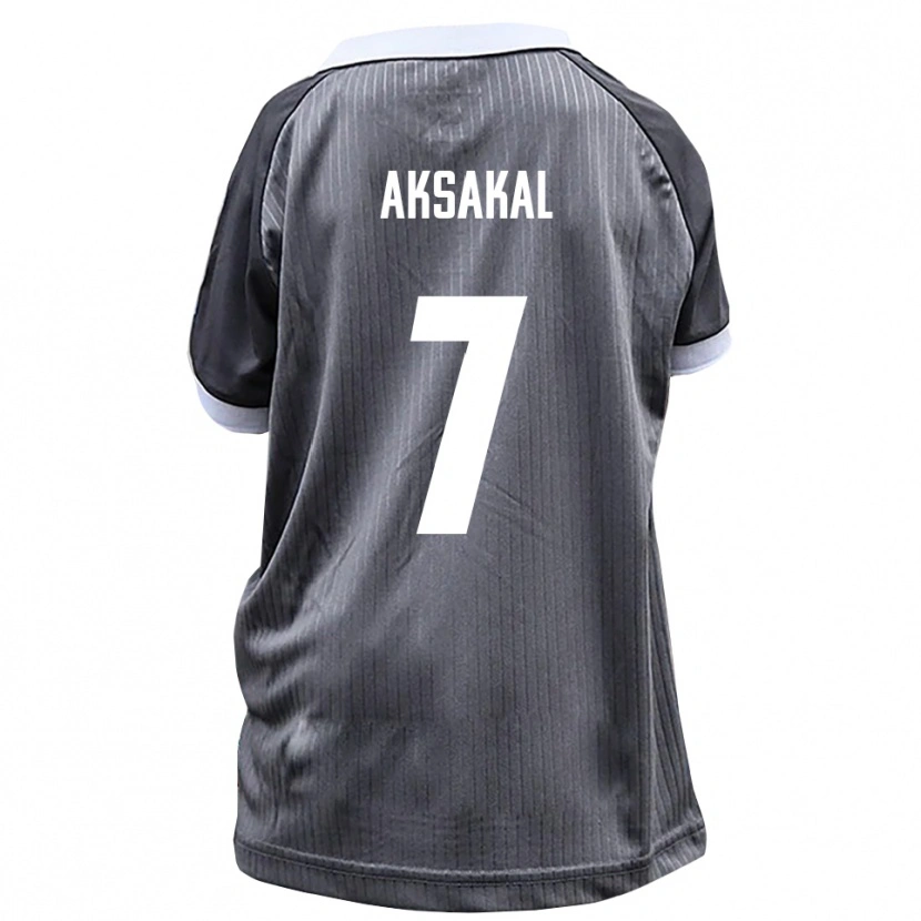 Danxen Mujer Camiseta Ensar Aksakal #7 Gris Blanco 2ª Equipación 2025/26 La Camisa