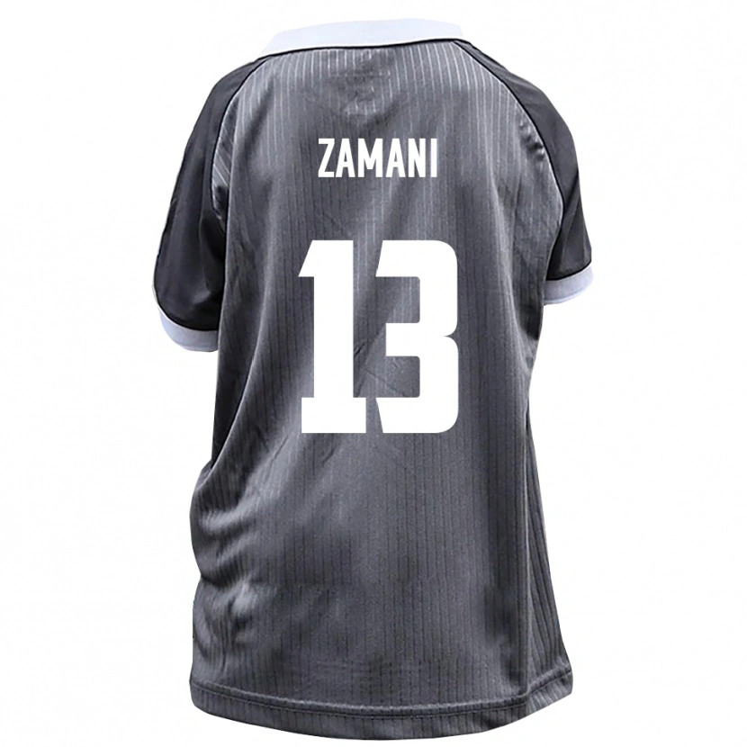 Danxen Mujer Camiseta Erfan Zamani #13 Gris Blanco 2ª Equipación 2025/26 La Camisa