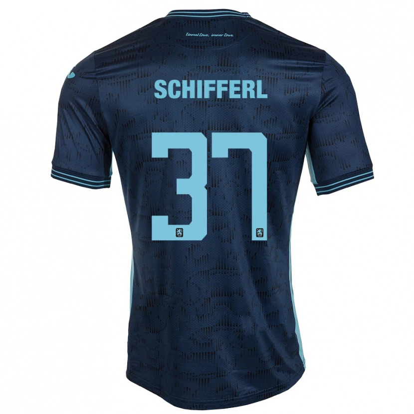Danxen Mujer Camiseta Raphael Schifferl #37 Azul Real 2ª Equipación 2025/26 La Camisa