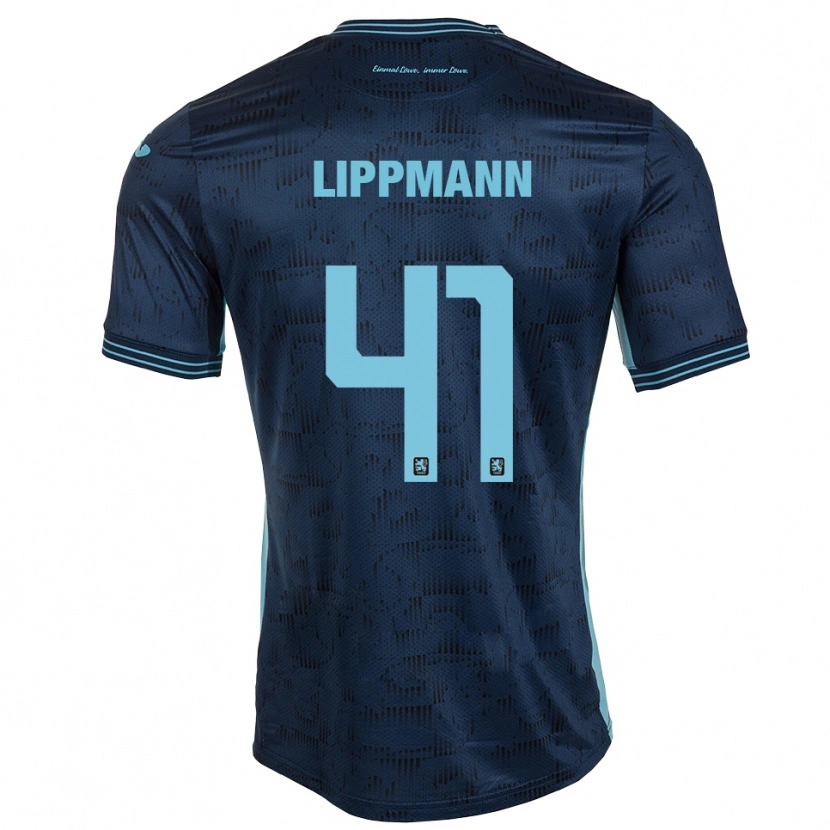 Danxen Mujer Camiseta Clemens Lippmann #41 Azul Real 2ª Equipación 2025/26 La Camisa