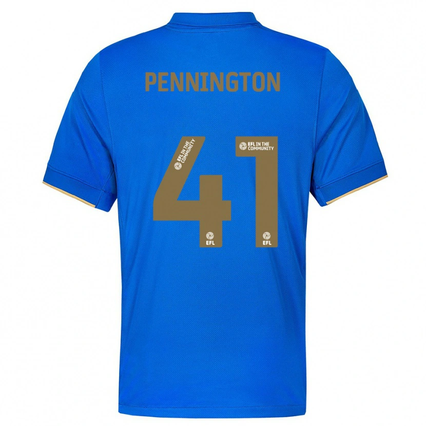 Danxen Niño Camiseta Cody Pennington #41 Azul Oro 1ª Equipación 2025/26 La Camisa
