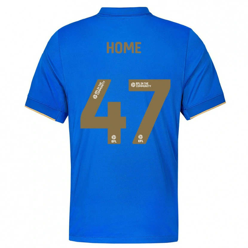 Danxen Niño Camiseta Josh Home #47 Azul Oro 1ª Equipación 2025/26 La Camisa
