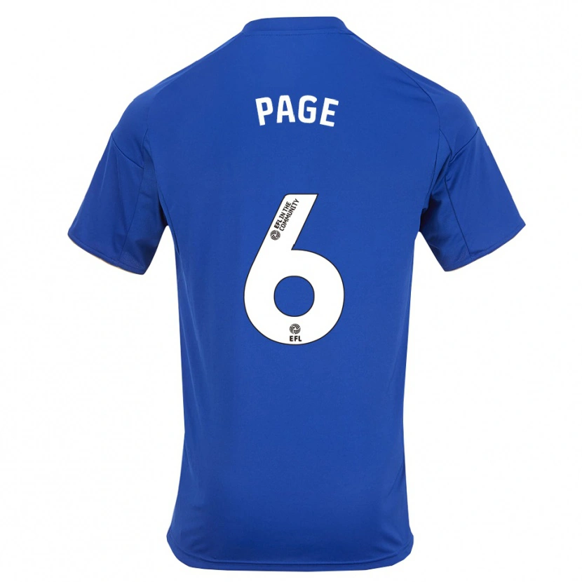 Danxen Niño Camiseta Louis Page #6 Azul Oro 1ª Equipación 2025/26 La Camisa