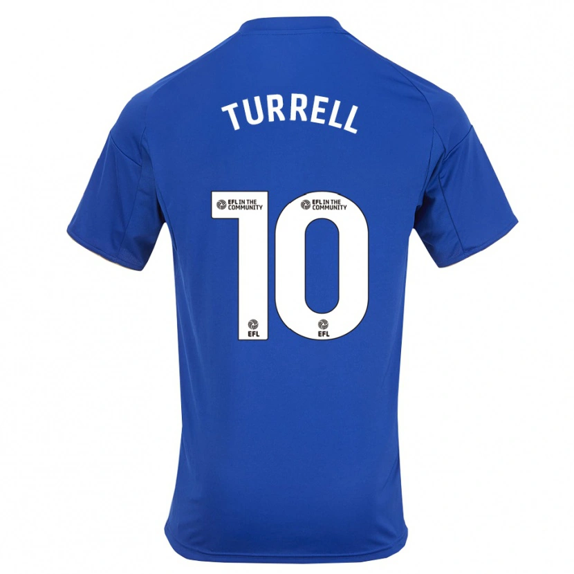 Danxen Niño Camiseta Lyndon Turrell #10 Azul Oro 1ª Equipación 2025/26 La Camisa
