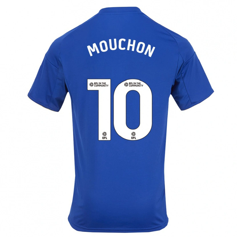 Danxen Niño Camiseta Noémie Mouchon #10 Azul Oro 1ª Equipación 2025/26 La Camisa