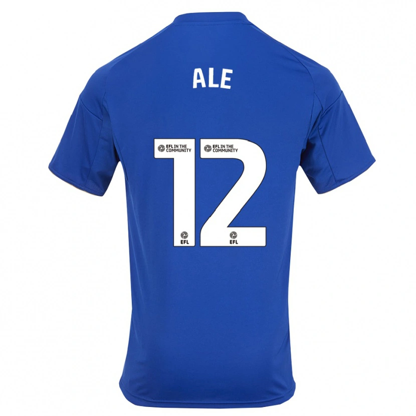 Danxen Niño Camiseta Asmita Ale #12 Azul Oro 1ª Equipación 2025/26 La Camisa