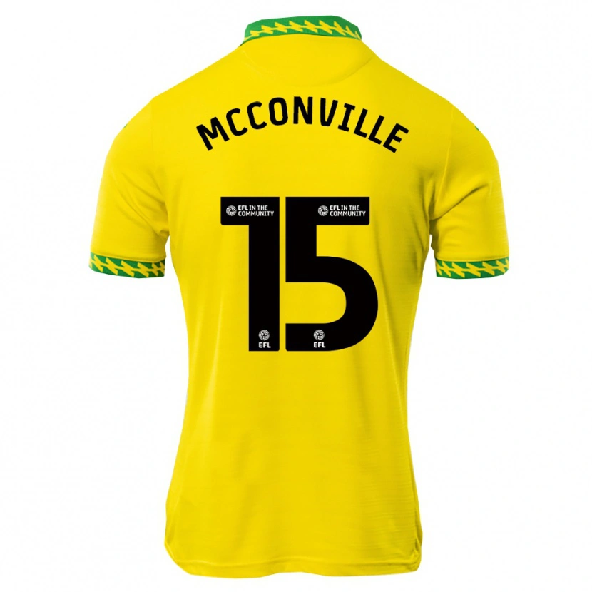 Danxen Niño Camiseta Ruairi Mcconville #15 Blanco Verde 1ª Equipación 2025/26 La Camisa