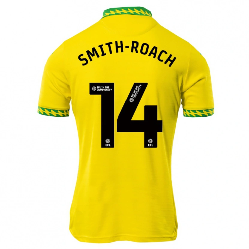 Danxen Niño Camiseta Rio Smith-Roach #14 Blanco Verde 1ª Equipación 2025/26 La Camisa