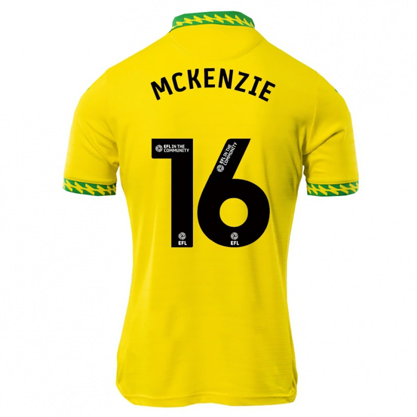 Danxen Niño Camiseta Mason Mckenzie #16 Blanco Verde 1ª Equipación 2025/26 La Camisa