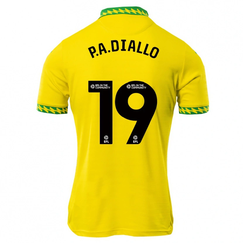 Danxen Niño Camiseta Papa Amadou Diallo #19 Blanco Verde 1ª Equipación 2025/26 La Camisa