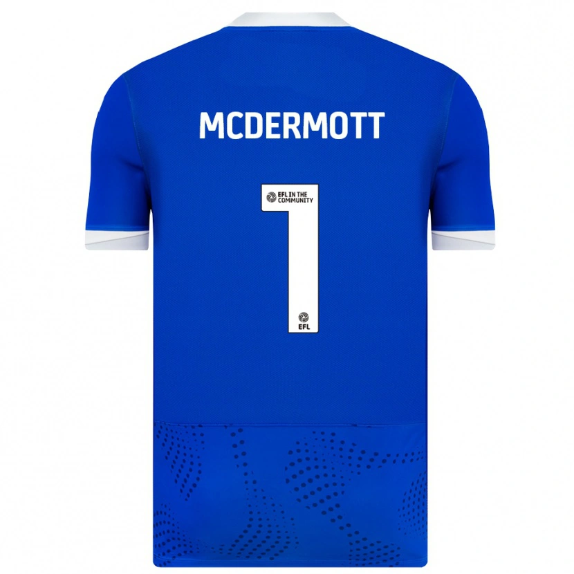 Danxen Niño Camiseta Conal Mcdermott #1 Azul Blanco 1ª Equipación 2025/26 La Camisa