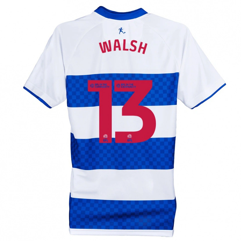 Danxen Niño Camiseta Joe Walsh #13 Azul Blanco 1ª Equipación 2025/26 La Camisa