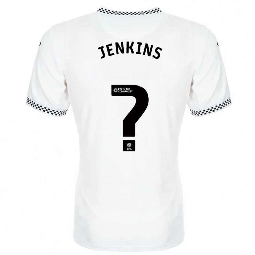 Danxen Niño Camiseta Kian Jenkins #0 Blanco Naranja 1ª Equipación 2025/26 La Camisa