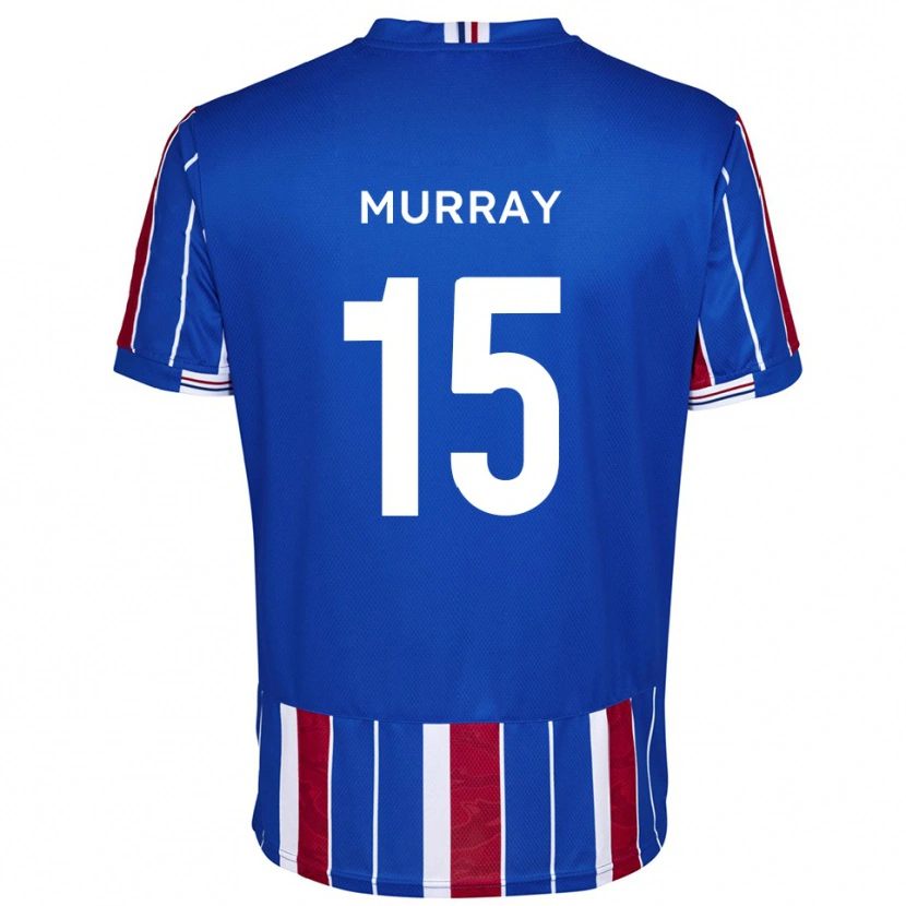 Danxen Niño Camiseta Sam Murray #15 Azul Rojo Blanco 1ª Equipación 2025/26 La Camisa