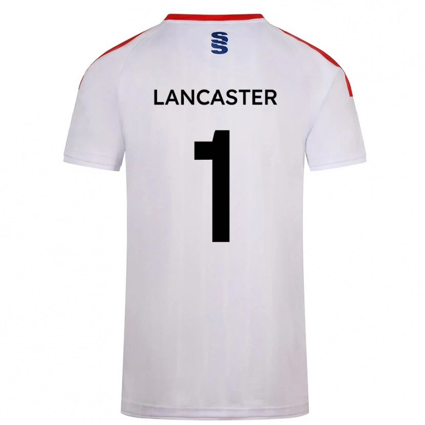 Danxen Niño Camiseta Aaron Lancaster #1 Blanco Azul Marino 1ª Equipación 2025/26 La Camisa