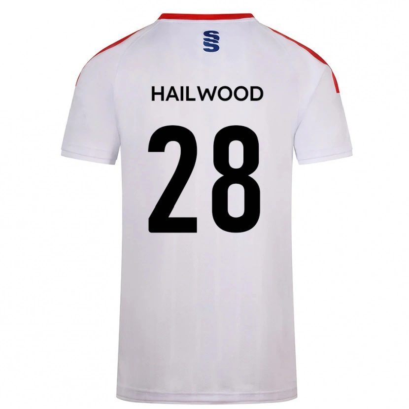 Danxen Niño Camiseta Jesse Hailwood #28 Blanco Azul Marino 1ª Equipación 2025/26 La Camisa