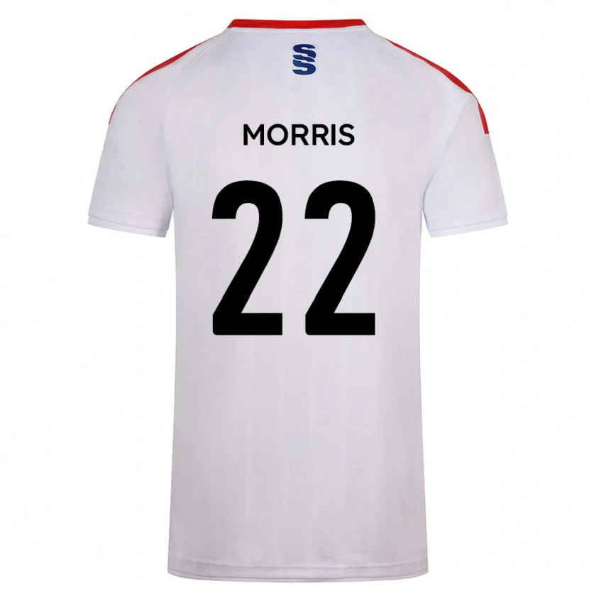 Danxen Niño Camiseta Jack Morris #22 Blanco Azul Marino 1ª Equipación 2025/26 La Camisa